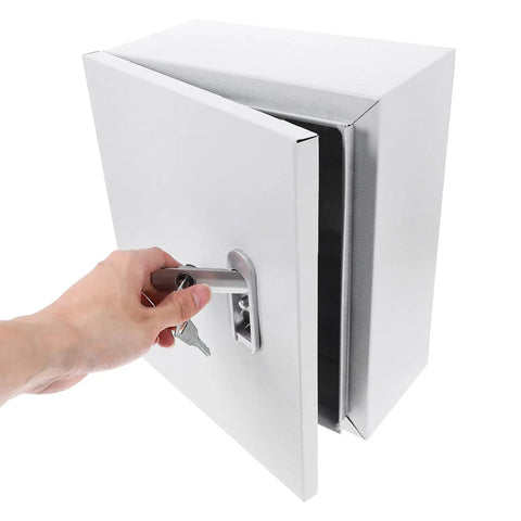 Hand opening Weatherproof Wall Mounted Electrical Enclosure Box 250x300x140mm Thickened Metal Cabinet for outdoor power distribution