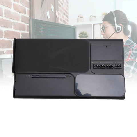 Next Level Thunderbolt E GPU Docking Station For Laptops Featuring PCIe 4.0 X4 Graphics Expansion, top view with ports and connectors.