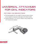 Versatile Dial Indicator Attachment With Straight And Angular Arms For 0.375 Inch Stem, image showing attachment and arms
