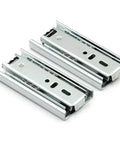 Two Pack Small Drawer Slides 4In 6In 8In Steel Ball Bearing Cabinet Rails With Removable Rails For Mini Drawers Smooth Glide Hardware