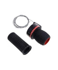 2Pcs Bicycle Twist Grip Gear Shifter Handle Set For Mountain Bikes, 18 21 Speed Derailleur, aluminum alloy cable system