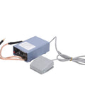 Rock Solid 5000W Spot Welding Machine With Foot Switch For Battery Assembly And Nickel Strip Jobs Up To Point Two Millimeters adjustable power supply with pedal.