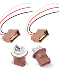 Ford Turn Signal Light Socket With 3 Wire Pigtail Direct Replacement For F-250 F-350 2004-2013 Super Duty Pack Of 2