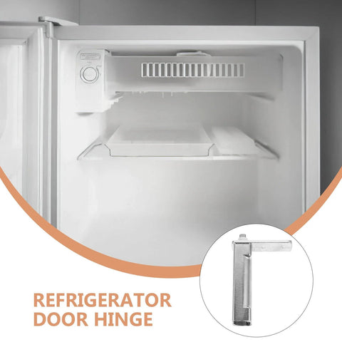 Automatic Stainless Steel Freezer Door Closer Pivot Hinge Replacement, Adjustable 4.33 X 2.76 Inches, shown in commercial refrigerator