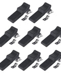 8 Pack Rubber Draw Latches 3.9 Inch Stainless Steel Toggle Latches for toolbox, case, RV drawer, cabinet, door, heavy duty, shockproof, anti-corrosion