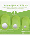 All In One Circle Punch Set For Scrapbooking And DIY Card Making Includes Five Sixteenth Inch Five Eighths Inch And One Inch Hole Punches