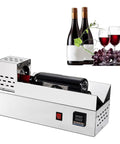 Digital 600W Electric Bottle Cap Sealer With Stainless Steel Build, sealing wine bottles, digital thermostat display panel.