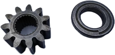 Beefed-Up Steering Shaft Pinion Gear And Bushing Assembly For LT Series Lawn Tractors And Troy-Bilt Models; gear and bushing close-up
