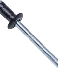 Straight Up Fix With Twenty Hella Tough Fuel Door Rivets And General Purpose Specialty Hardware For Toyota Lexus Camry Corolla Prius Highlander ChRxB And Everyday Driver Rig Upgrades, black aluminum rivet with steel core.