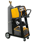 Heavy Duty Welding Cart For MIG And TIG Welders And Plasma Cutters Black Steel Cart Built To Last With 176 LB Weight Capacity
