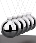 Newton's Cradle Desktop Toy With 7 Beads, Dope Kinetic Motion Science Gadget For Home And Office, Classic Desk Decor in motion