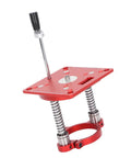 Heavy Duty Router Table With Anodized Aluminum Insert Plate And Easy Adjust Lift System For Engraving Machines and Woodworking Jobs featuring precise adjustment knobs and robust springs.