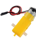 Single motor from Six Pack Prewired DC Gear Motors With Dual Shaft For DIY Smart Car Robots And Four Wheel Drive Toy Cars 3V To 6V Operation