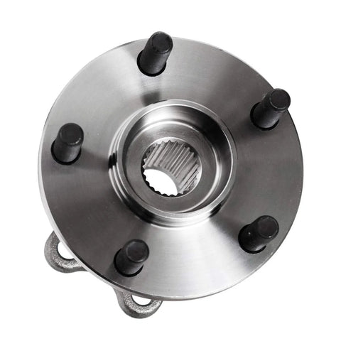 Heavy Duty Rear Wheel Hub And Bearing Assembly For 2005 Through 2009 Subaru Legacy Outback 5 Lug Wheels OE Quality High Load Capacity ISO TS 16949 Certified Rugged Long Lasting Hub Replacement For Smooth Quiet Ride, top view