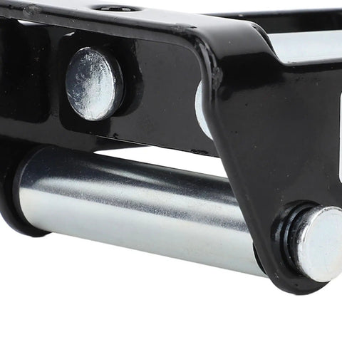 Beefed Up Heavy Duty Electric Winch Roller Fairlead 2000 Lb Load Capacity Cable Guide For Truck Off Road And Trailer Recovery Steel Construction Rugged Winch Accessory close-up of steel roller