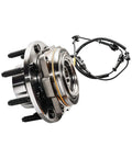 4x4 Front Wheel Bearing Hubs For Ford F-250 F-350 Super Duty 2005 To 2010 SRW With ABS, 8-bolt flange, steel construction