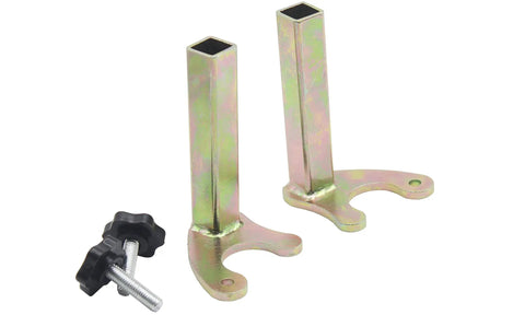 Front And Rear Motorcycle Wheel Lift Stand Frame Accessories Set With Y Shape Front Attachments And U Shape Or L Shape For Rear Stands