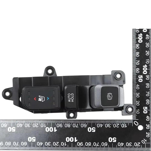 Electric Parking Brake Actuator Switch For Hyundai Santa Fe 2017 2018 2019 showing AUTO HOLD and parking symbols with ruler