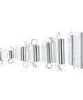 Check Out This Awesome 200 Piece Spring Kit With 20 Solid Sizes For All Your Gadget Fixes And Diy Projects Featuring Easy Storage Box That Lets You Grab The Right Compression Or Extension Springs Fast. Extension springs in assorted sizes, metal repair kit on white background