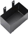 Slick Road Ready Motorcycle Battery Box Heavy Duty Metal Protective Case with pre-drilled holes for easy mounting.