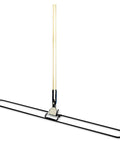 Premium Clip On Dust Mop Handle Featuring Slick Swivel Design And Rock Solid Zinc Steel Hardware With Double Lacquered Wood Grip for efficient cleaning.