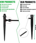 Comparison of Two Dozen Pcs Drip Irrigation Misting Emitters With 360 Degree Adjustable Atomizing Nozzles vs old products