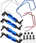 Beefed Up Aluminum Front And Rear Wide Sway Bar Kit For 1/10 Slash Stampede Rustler Rally 4X4 RC Cars Upgrade Alloy Anti Roll Bar Set