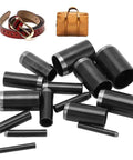 Leather Hole Punch Set With 15 Sizes From 1Mm To 15Mm Round Hollow Punch Die Cutter Kit for belts and bags displayed