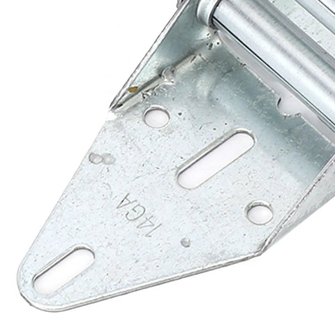 Beefed Up Heavy Duty Garage Door Hinge Kit With 14 Gauge Steel For Seven Sixteenth Inch Rollers Includes 1 2 3 4 Hinges And Self Drilling Screws Easy Replacement Rust Resistant Durable Build, 14 gauge steel hinge