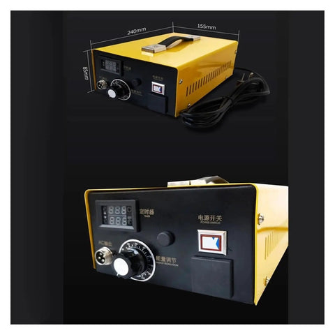 Top Shelf 1800W Adjustable UV Curing Lamp Cold Light Resin Printer Dryer Shadowless 365nm with digital control panel.