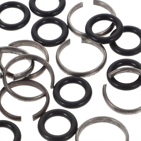 5 Pack Impact Wrench Retaining Ring Kit with O Rings and Socket Retainer Clips for Electric and Pneumatic Wrenches