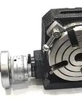 HV4 Rotary Table 110 Mm Diameter For Milling Machines Rock Solid Horizontal And Vertical Indexing And Circular Cutting Tool