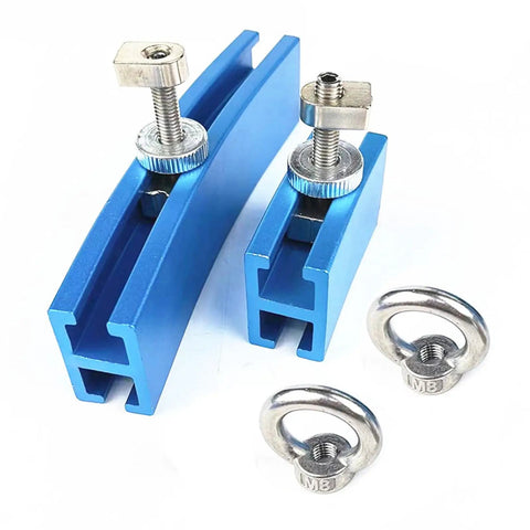Car Dent Puller Kit Aluminum Alloy For Sheet Metal Repair, Easy Operation, Lightweight Yet Durable Repair Tool For Minor Car Dings, Reusable Auto Body Repair Set, blue aluminum clamps with bolts