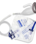 Portable Close Fit Comfort Male Urinal System with spill proof collection bag for in bed use reduces nighttime trips and falls