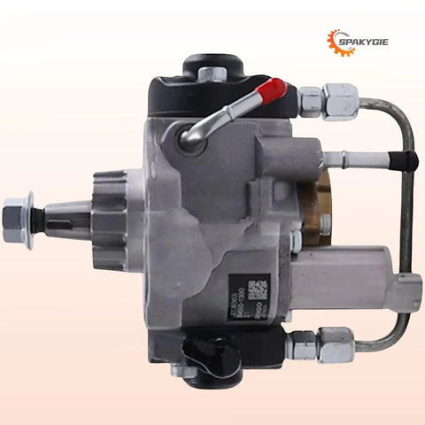 Rock Solid Heavy Duty Fuel Injection Pump 294000-1380 And 20R4783 for Cat C4.4 C3.4 C4.4B Diesel Engines side view with connection valves.