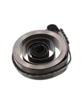Coiled spring from Vintage Mechanical Alarm Clock Repair Kit With Precision Steel Parts And Winding Key For Comprehensive Timepiece Maintenance Durable Steel Construction Easy Fit And Broad Compatibility With Most Vintage Clocks Pro Grade Quality
