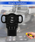 Throttle Position Sensor For Golf Cart Fits G29 Drive 2 Drive 3 Electric 2017 And Up TPS Sensor Replacement shown with screwdriver