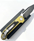 Beefy 7.9 Inch Button Lock Folding Pocket Knife With 3.4 Inch D2 Steel Half Serrated Blade Aviation Aluminum Handle EDC Green