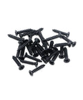 Black screws included with Mini Cabinet Hardware Handle Pulls Black Finish 2 Inch Hole Centers 50mm With Two Mounting Holes Zinc Alloy