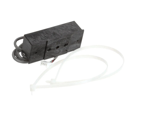 Sensor Dispenser 25 to 50 Ci OEM Replacement Part for Ice Machines and Bins, black unit with attached cables