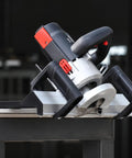 Premium Electric Tile Bevel Cutter For Slick 45 Degree Chamfers On Ceramic And Marble With Hassle Free 1 To 3 Mm Edge Depth Adjustments For Boss Level Tile Projects At Home on workbench.