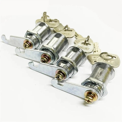4 Pack Drawer Cam Lock Set With 2 Keys For Doors, Mailboxes, Cabinets And Tool Boxes DIY Furniture Hardware HJ03 30mm Cam Lock