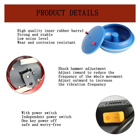 Beast Mode Heavy Duty Vibrating Rock Tumbler Brass Jewelry Polisher For Jade Jadeite And Beeswax Polishing, 3 Kg Capacity, product details