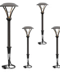 Low Voltage Path Lights For Landscape Lighting 1W LED 60 Lumens Durable Aluminum Stake Weatherproof Outdoor Garden Yard Patio Lighting Four Pack