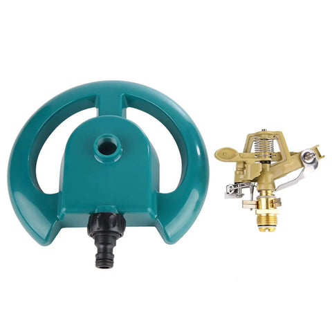 Alloy Base Garden Sprayer With Wide Spray Range And Low Water Use For Lawn And Field Irrigation, 21cm Diameter, Durable Plastic Construction
