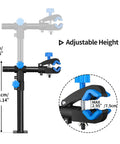 Adjustable Wall Mount Bike Repair Stand With 360 Degree Rotating Clamp Height Adjustable Workbench for Bicycle Maintenance