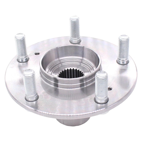 Close-up of front wheel hub and bearing set for Honda Civic 2006-2011, 1.3L L4 and 1.8L L4, left driver and right passenger side.