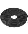 Tough As Nails EPDM Foam Rubber Seal Strip 4mm X 10 Meters round roll of black gasket tape for sound dampening and insulation.