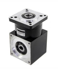 110mm Planetary Gearbox With 90 Degree Right Angle Hole Output Mount compatible with BLDC and NEMA 42 stepper motors, precision build.