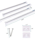 4 Pack Magnetic Tool Holder Strips 19.7 Inch Wall Mount Organizer For Garage Workshop Workbench And Van Storage Strong Magnetic Tool Bars With Mounting Brackets And Screws Keeps Tools Visible And Within Reach